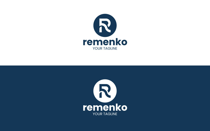 Remenko R Letter Logo Design Template Logo Template