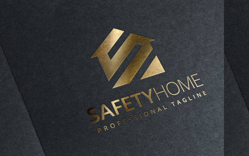 Safety Home Real Estate Logo Template