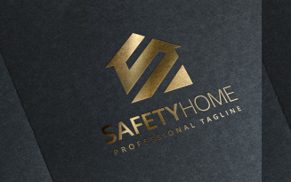 Safety Home Real Estate Logo Template