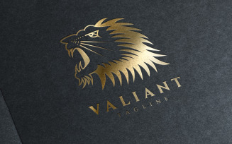 Valiant-Lion Logo Template