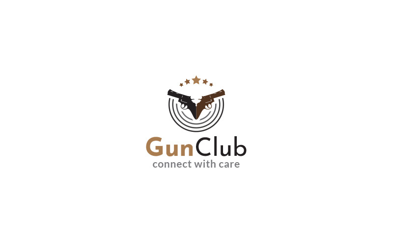 Gun Club Logo Design Template Logo Template