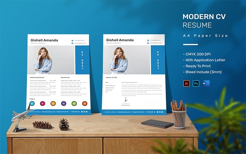 Kit Graphique #207307 Resume Business Divers Modles Web - Logo template Preview