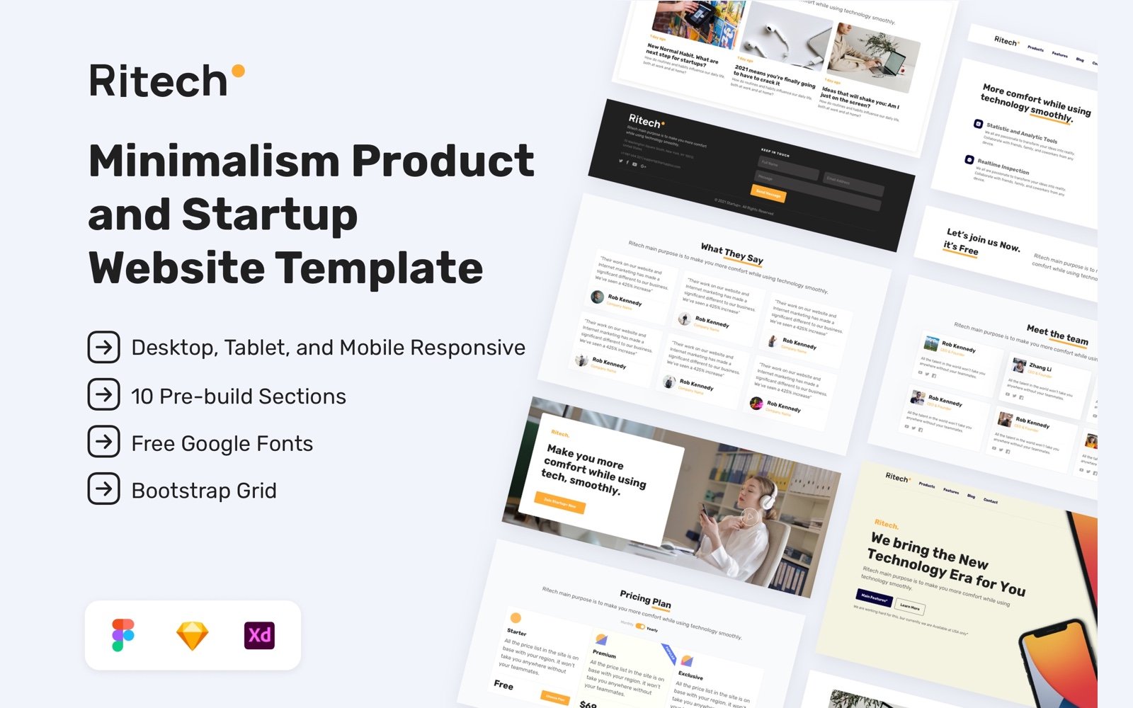 Template #207356 Pagemodern Websitestartupcompany Webdesign Template - Logo template Preview