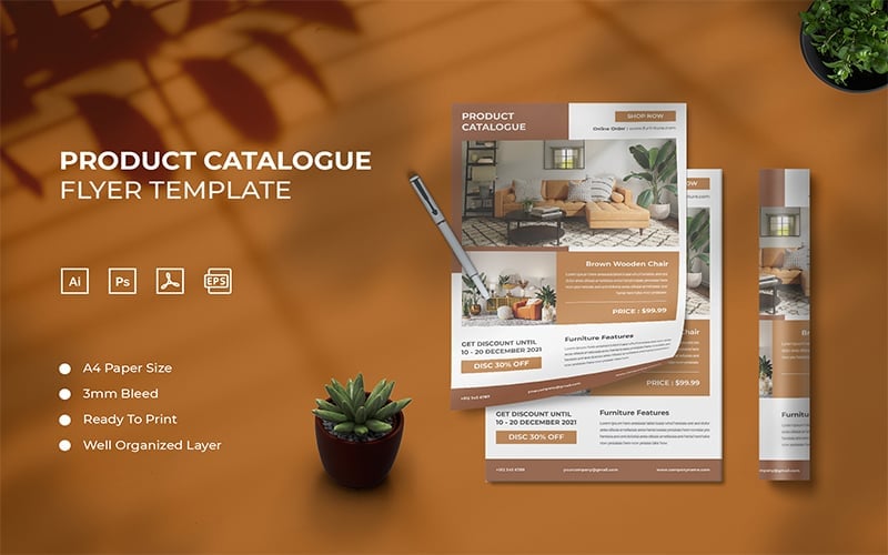 Template #207414 Brochure Poster Webdesign Template - Logo template Preview