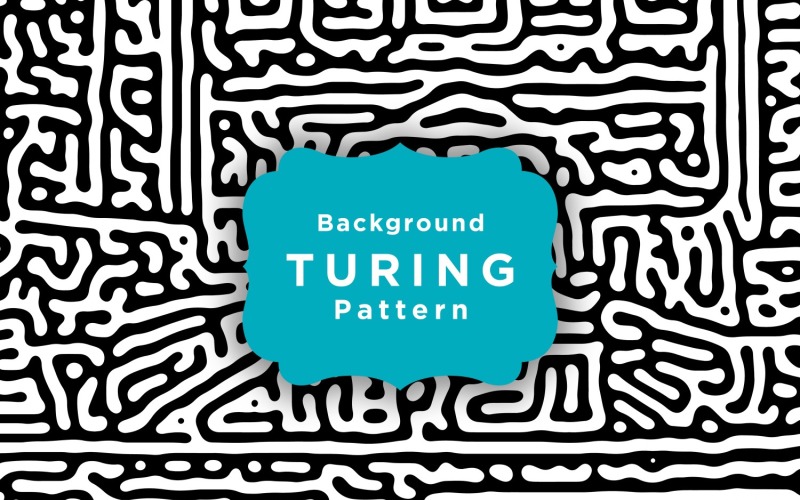 Abstract Turing Organic Background Turing Pattern