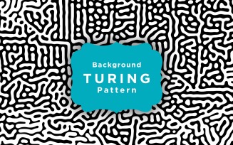 Black And White Organic Turing Pattern