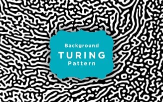 Maze Shapes Turing Vector Pattern