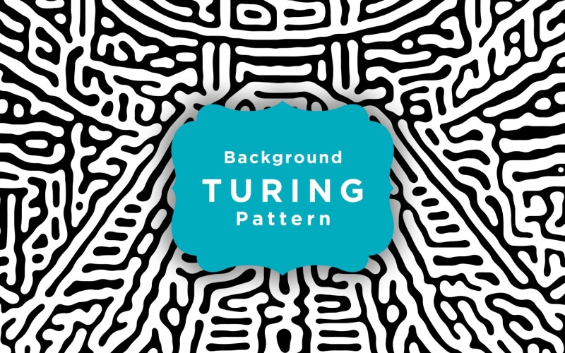 Seamless Turing Pattern Wallpaper Background
