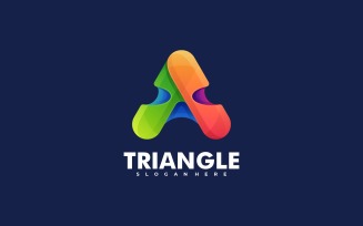 Triangle Gradient Colorful Logo