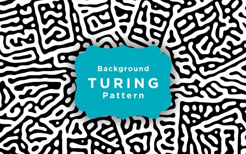 Turing Seamless Fabric Pattern Background