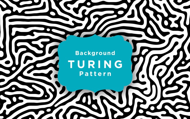 Turing Seamless Pattern Background Template