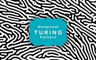 Turing Vector Seamless Pattern Background Template