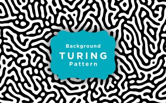 Black & White Organic Rounded Lines Turing Pattern wallpaper
