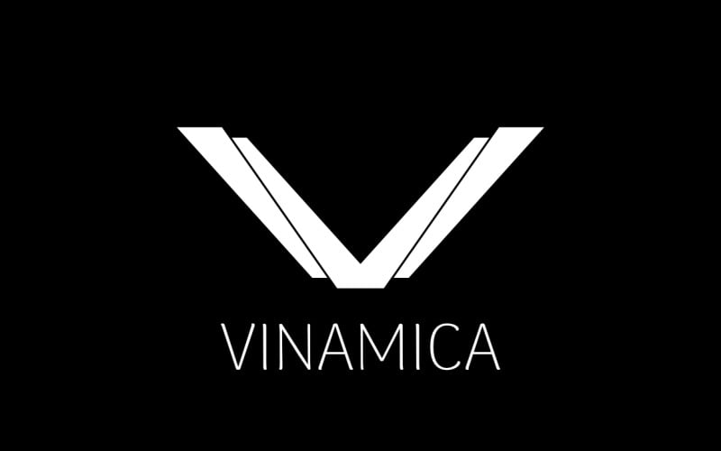 Dynamic Letter V Bold Logo Logo Template