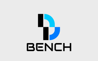 Letter B Simple Tech Corporation Logo