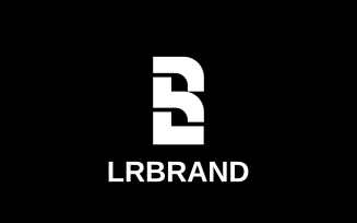 Monogram Letter R B L Logo