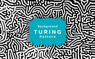 Seamless Pattern Turing Vector Wallpaper Template