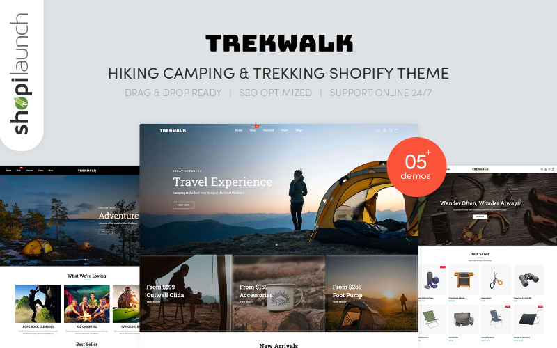 Trekwalk - Hiking Camping And Trekking Shopify Theme