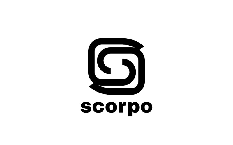Corporate Letter S Simple Logo Logo Template