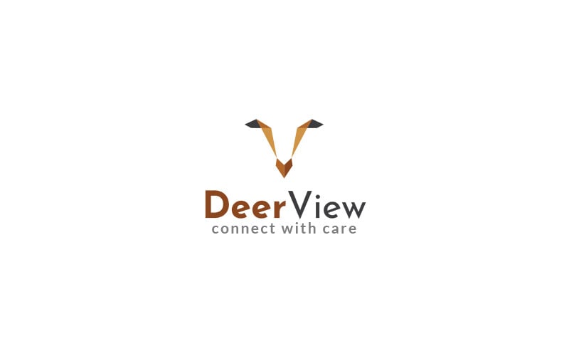 Deer View Logo Design Template Logo Template