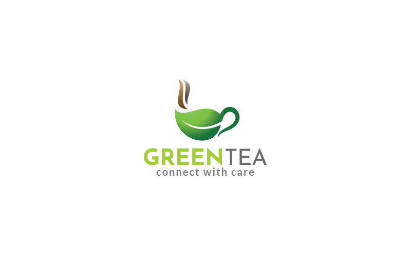 Green Tea Shop Logo Design Template Logo Template