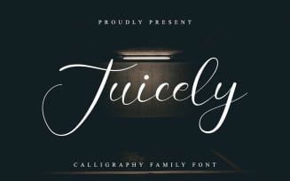 Juicely Calligraphy Script Font