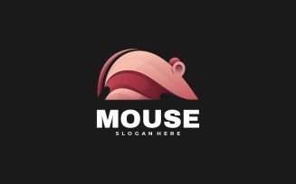 Mouse Gradient Color Logo Style