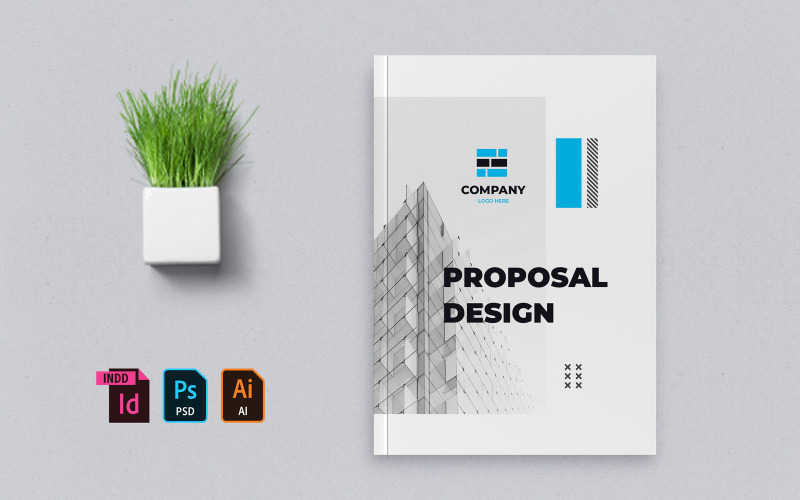 Proposalmij - Minimal Project Proposal Design Template Corporate Identity
