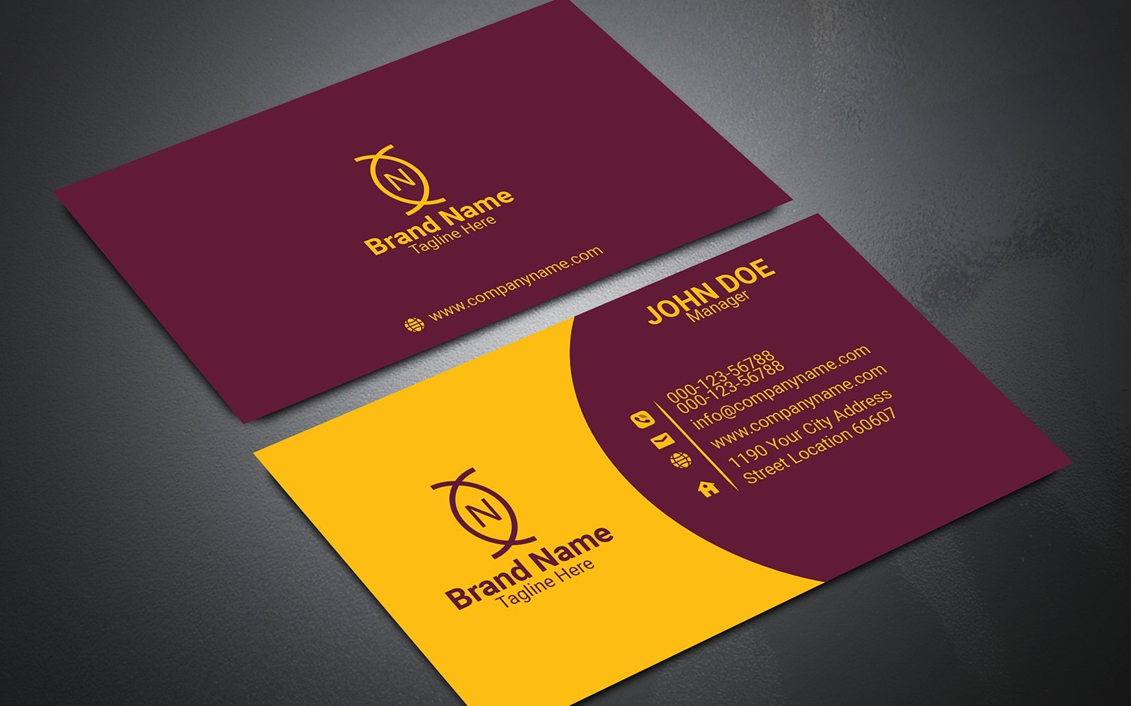 Template #207826 Card Clean Webdesign Template - Logo template Preview