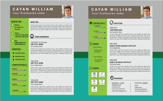 Chayan William Professional Resume Templete
