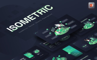 Isometric Vector Asset Creative PowerPoint Template