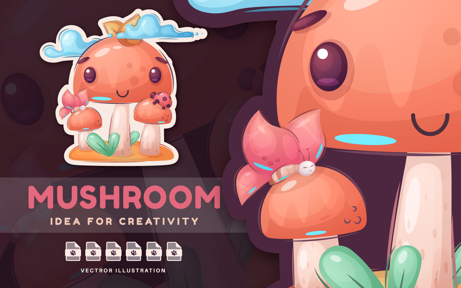 Kit Graphique #207902 Caractere Sticker Web Design - Logo template Preview