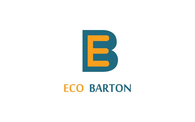 Eco Barton - EB letter logo template Logo Template