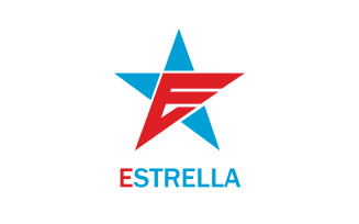 Estrella - Letter E Star Logo Template