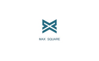 MAX Square Cube Logo template