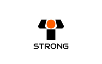 Monogram Letter T Y M Gym Strong Man Logo