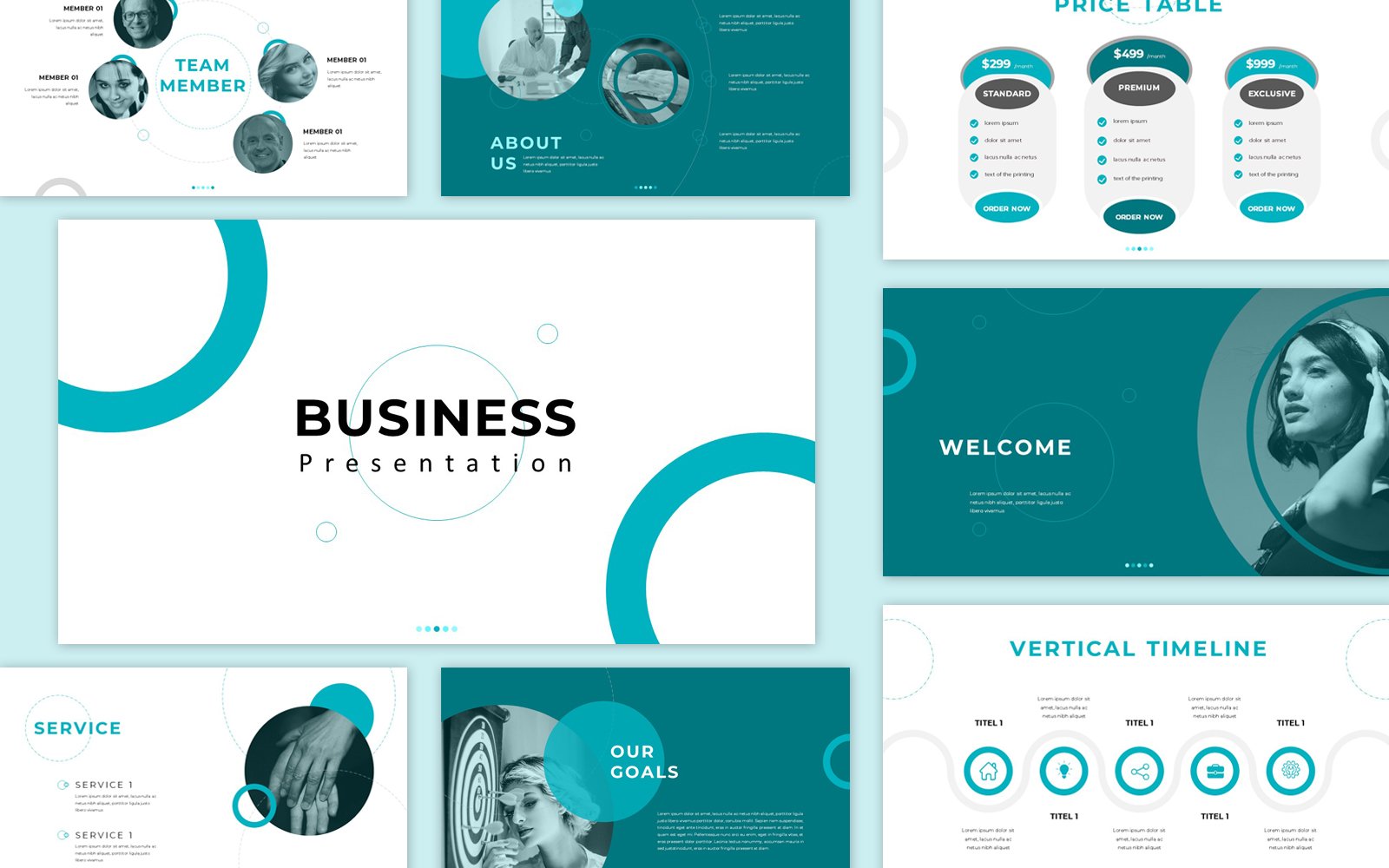 Kit Graphique #208000 Business Presentation Divers Modles Web - Logo template Preview