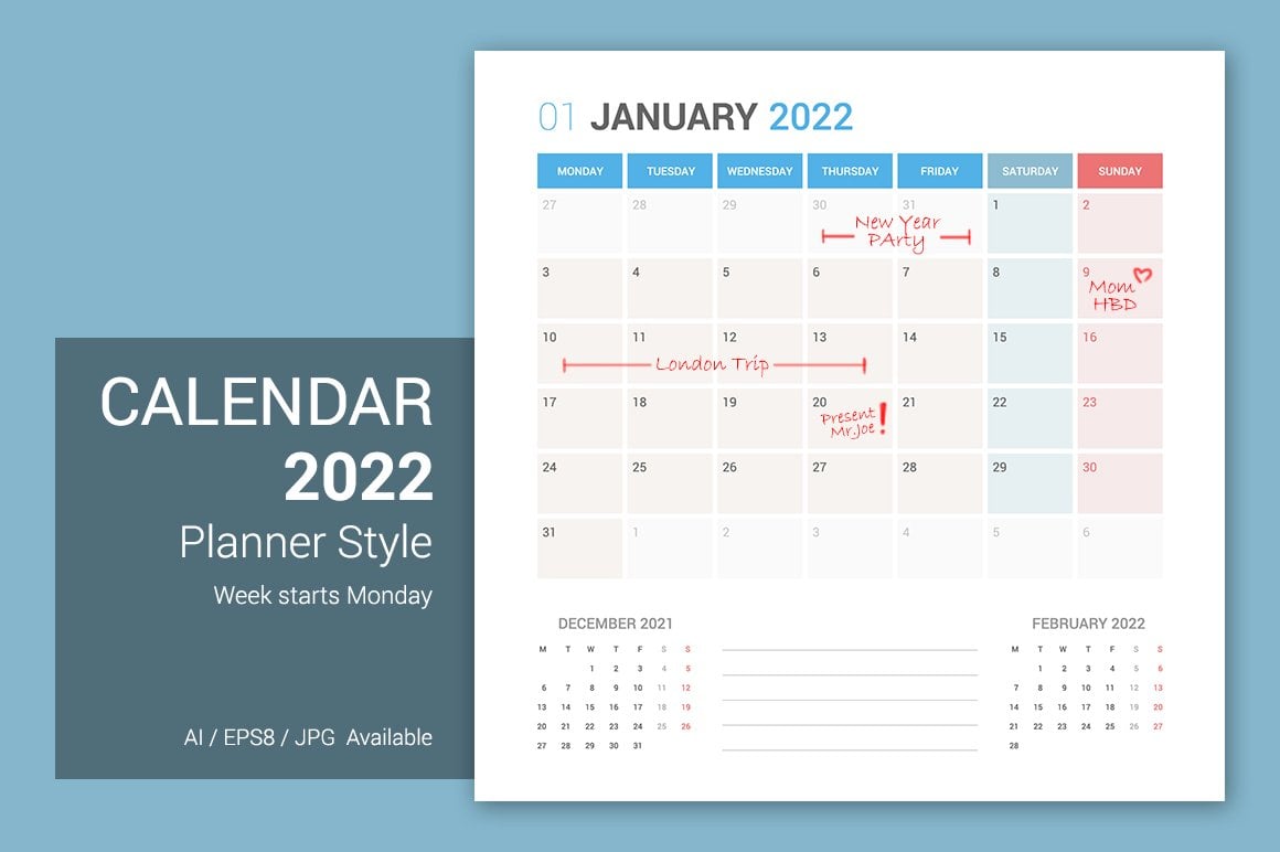 Kit Graphique #208033 Planner Date Divers Modles Web - Logo template Preview