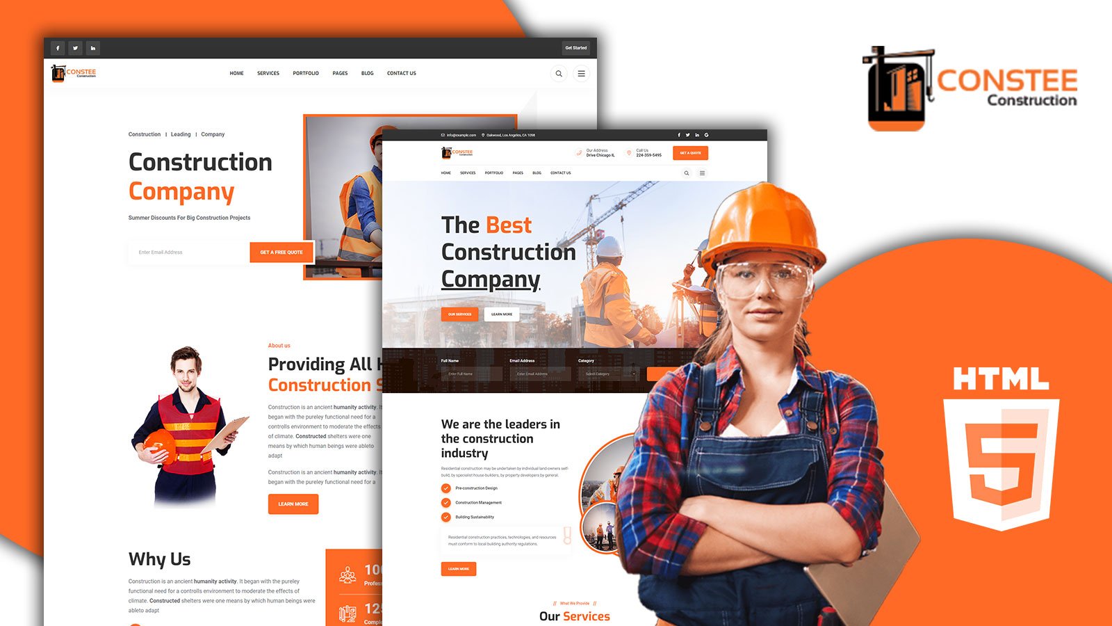 Template #208079 Builders Building Webdesign Template - Logo template Preview