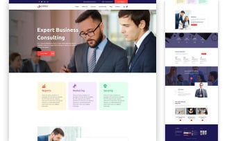 Corpoex - Corporate Services One Page UI Elements