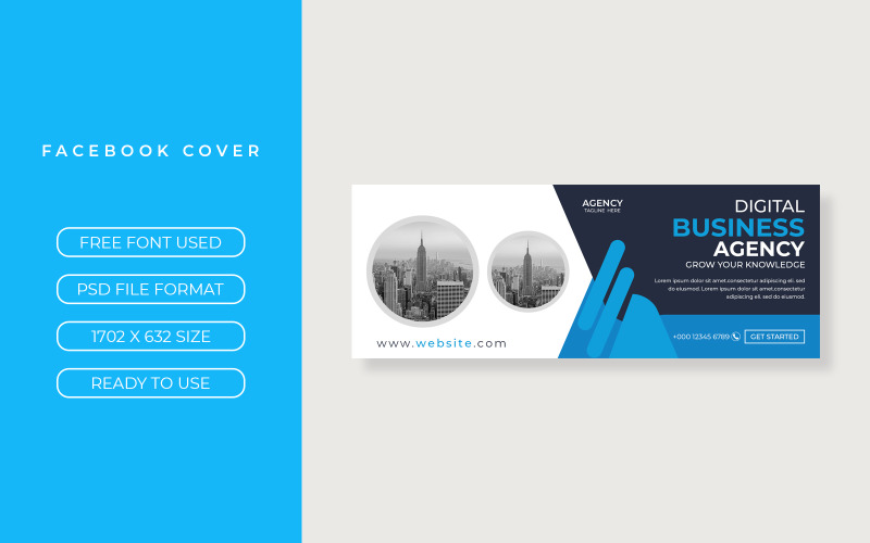 Corporate Business Facebook Cover Theme Social Media