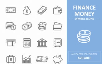 Finance & Money Symbol Icons