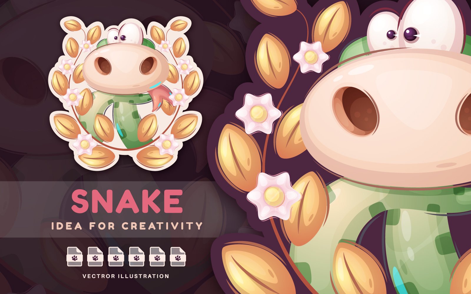 Kit Graphique #208168 Caractere Sticker Web Design - Logo template Preview