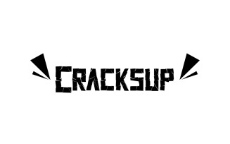 Cracksup cracked wrecked Font