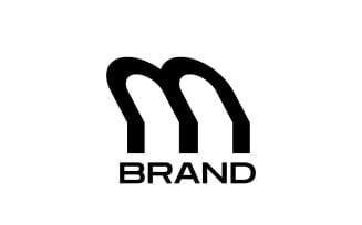 Unique Bold Letter M Logo