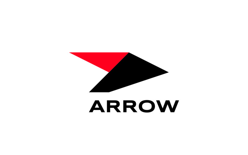 Unique Letter A Arrow Logo Logo Template