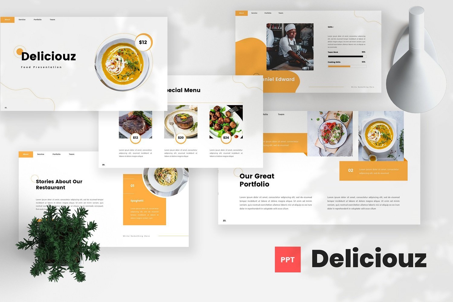 Kit Graphique #208282 Food Restaurant Divers Modles Web - Logo template Preview