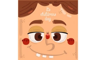 Happy Universal Children's Day Illustration