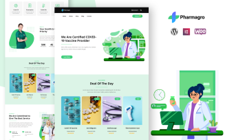 Pharmagro - A Pharmacy Store & Drugs Website Elementor Template Kit