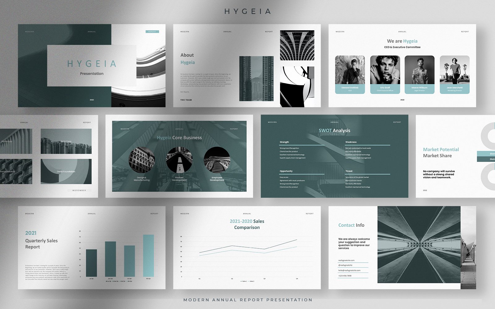 Kit Graphique #208329 Hygeia Annual Divers Modles Web - Logo template Preview